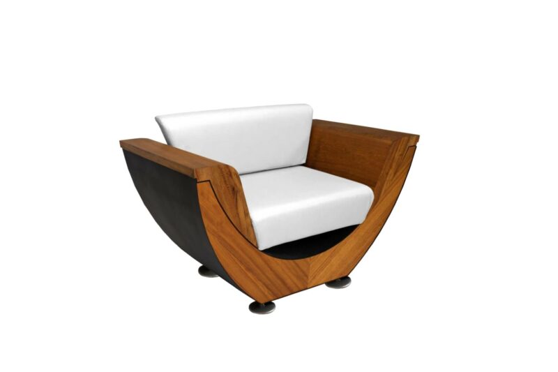 Narie armchair black ice - packshot (1)