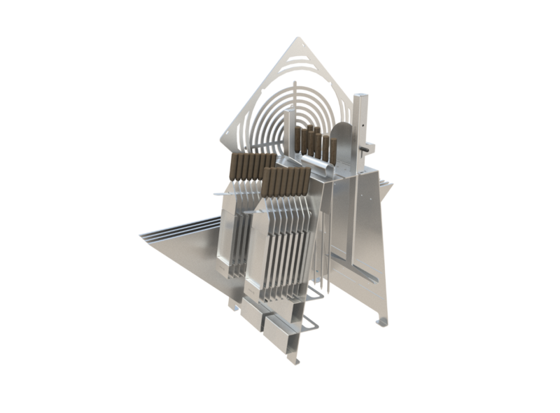 Tool Stand Full (Large) Theiss Zubehörhalter mit Zubehör aus edelstahl. Robust und langlebig.